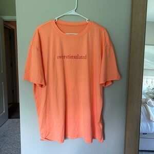 “Overstimulated” t-shirt